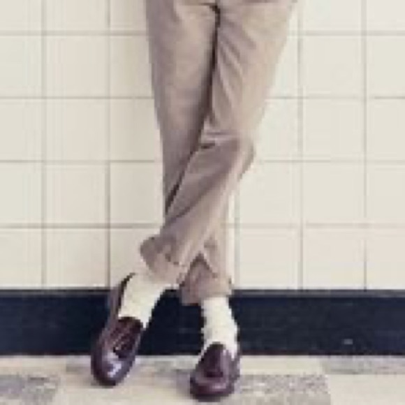 G.H. Bass & Co. Leather Tassel Slip On Loafers Men's Size 9 Burgandy - Picture 2 of 8